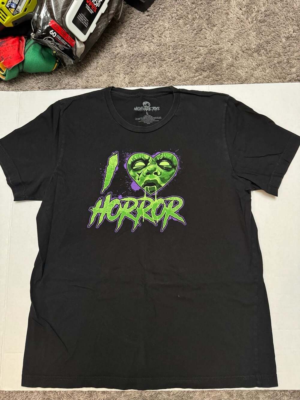 Nightmare Toys I Love Horror Graphic T-Shirt